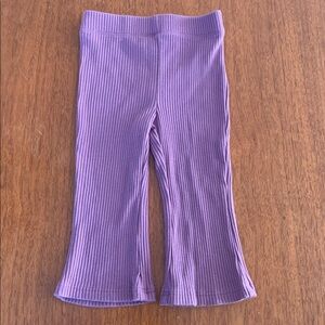 🍊5/$25 Rococo Sand Lavender Knit Flared Pants size 12m